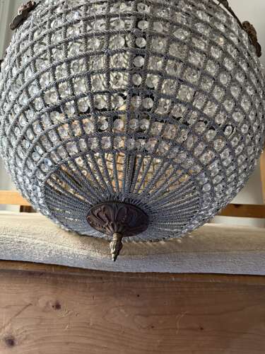 Large Bronze Bag Chandelier Ballroom Lighting Face Decoration