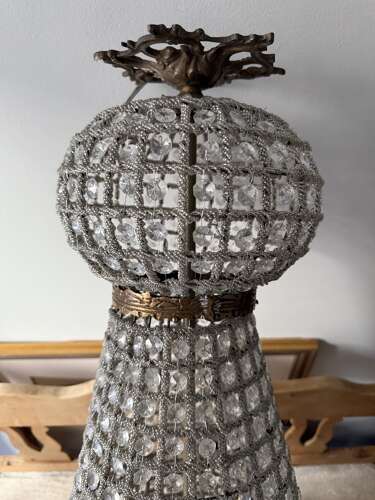 Large Bronze Bag Chandelier Ballroom Lighting Face Decoration