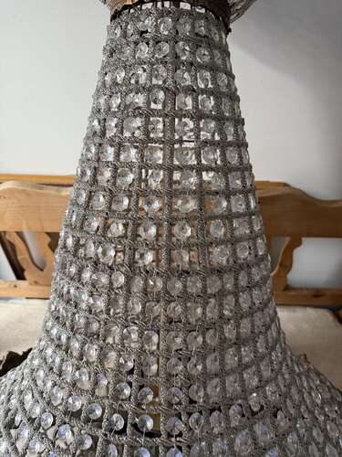 Large Bronze Bag Chandelier Ballroom Lighting Face Decoration