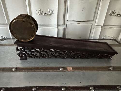 Brass Incline Gravity Congreve Rolling Mystery Clock