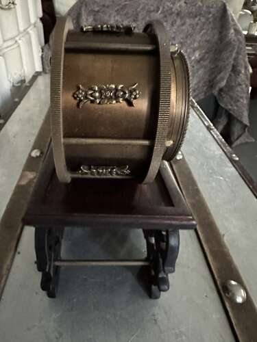 Brass Incline Gravity Congreve Rolling Mystery Clock